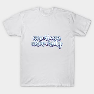 american u cursive T-Shirt